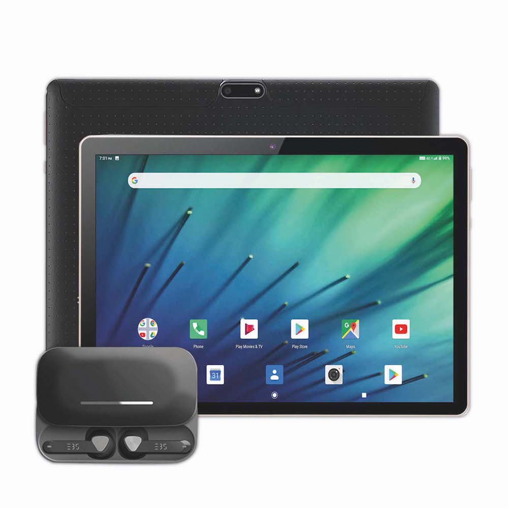 Android 10.1” 4G Calling Tab + EBS Earpods